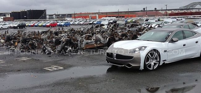 Hurikán Sandy zničil 300 kusov raritnej Fisker Karma