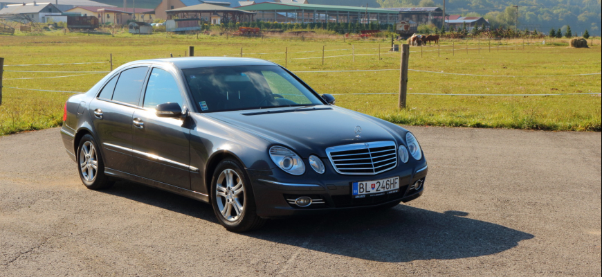 Test jazdenky Mercedes triedy E W211/S211 2002 - 2009