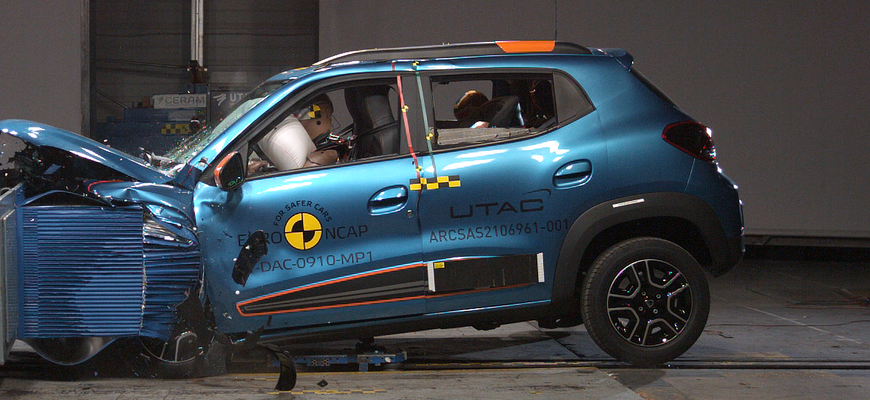 Dacia Spring Euro NCAP: Najdrahší rumunský model zlyhal ako Zoe. Berie jednu hviezdu