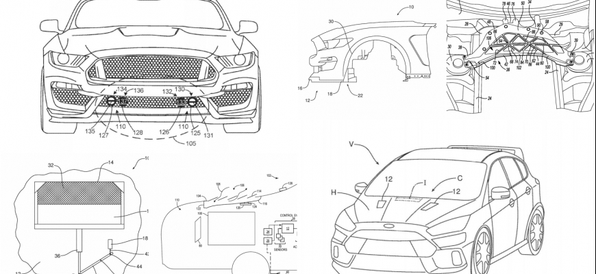 7 patentov pre športové Fordy