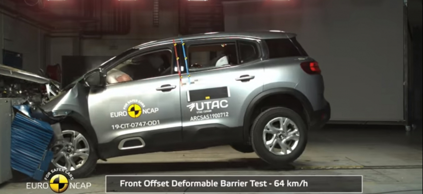 Citroen C5 Aircross Euro NCAP zvládol na 4 aj 5 hviezdičiek