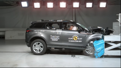 NOVÝ RANGE ROVER EVOQUE EURO NCAP TESTY ZVLÁDOL NA 5