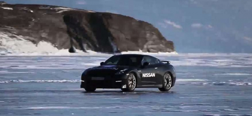 Nissan GT-R jazdil po ľade. Získal neoficiálny rekord