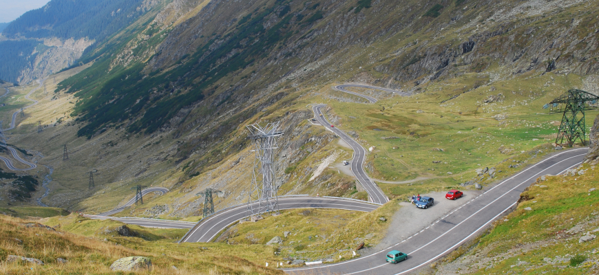 Najlepšie európske cesty: 1, Transfagarasan, Rumunsko