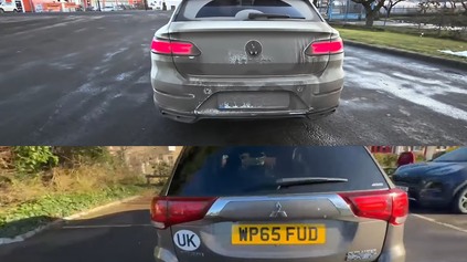 AKO JE ŠPINAVÉ AUTO PO DAŽDI NA SLOVENSKU A V ANGLICKU?