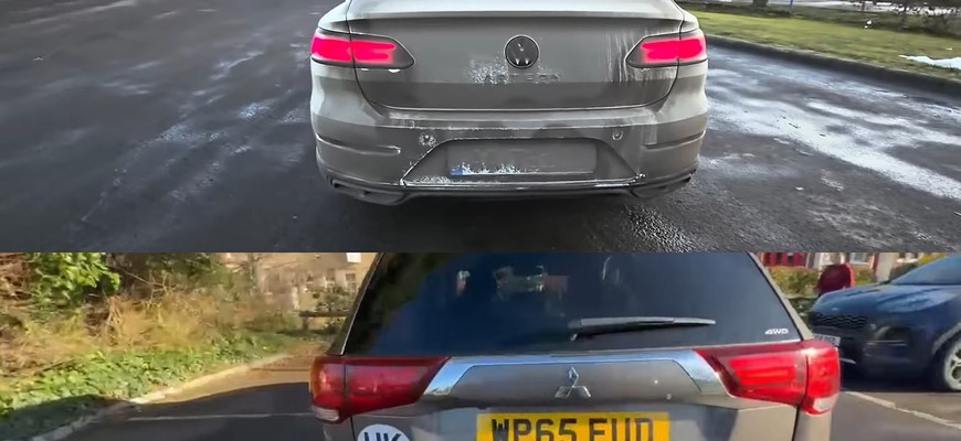 Ako je špinavé auto po daždi na Slovensku a v Anglicku?