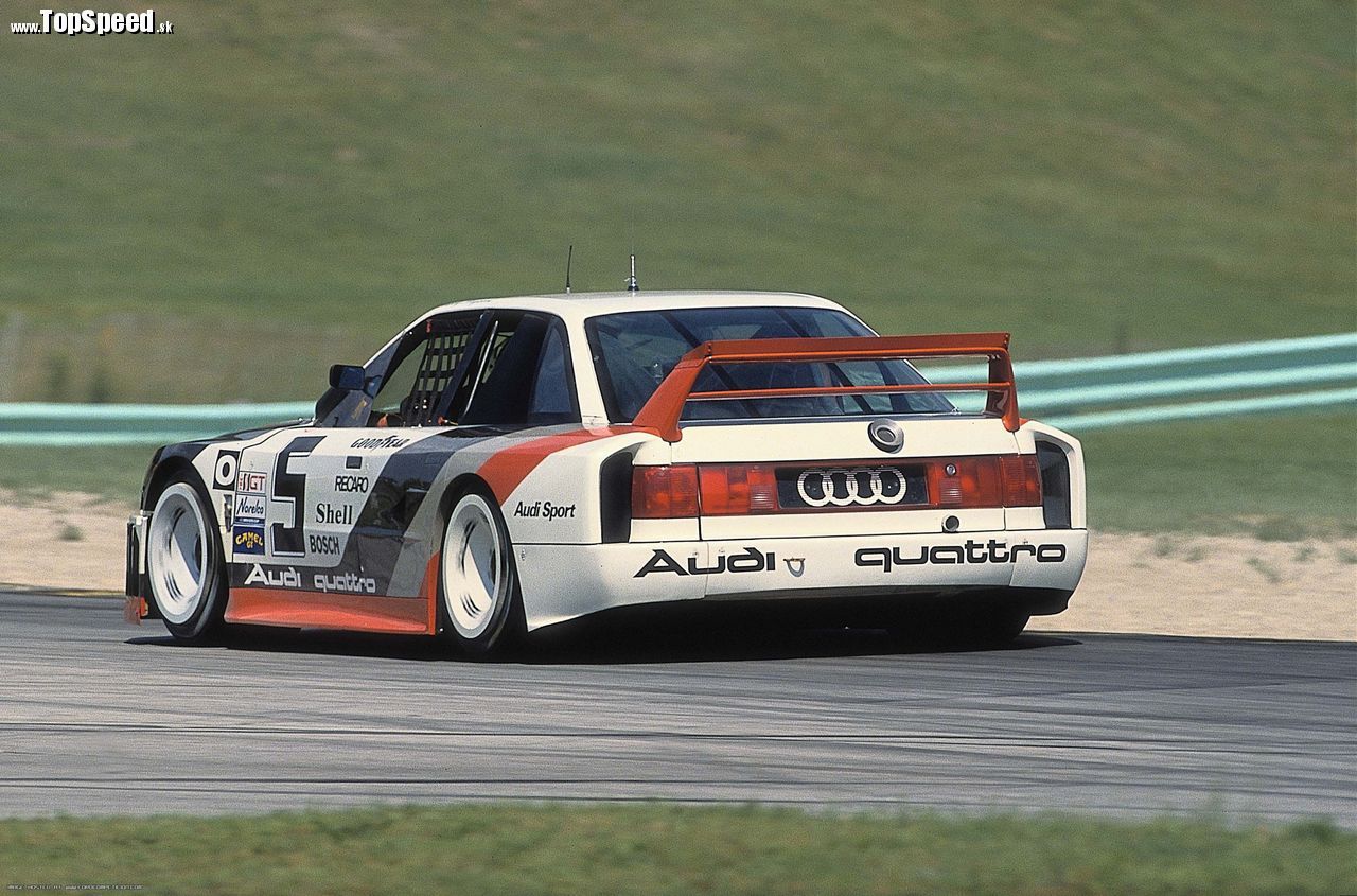 Audi 90 Quattro IMSA GTO malo výkon až 700 koní.