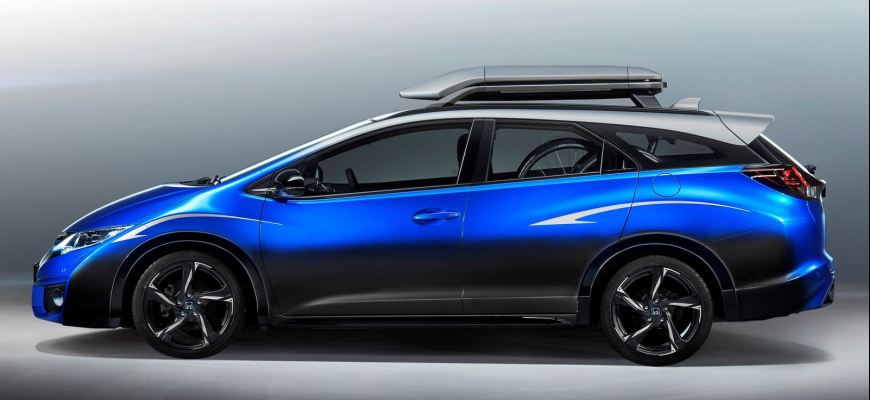 Civic Tourer Active Life Concept stelesňuje sen každého cyklistu