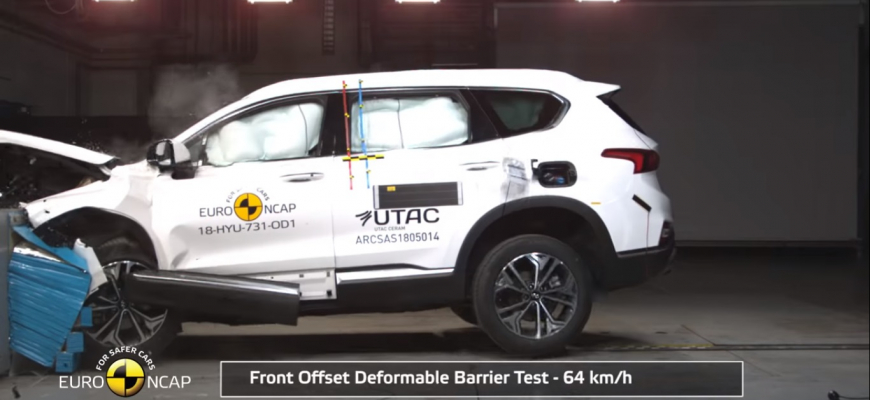 Hyundai Santa Fe Euro NCAP prešlo úplne bez problémov