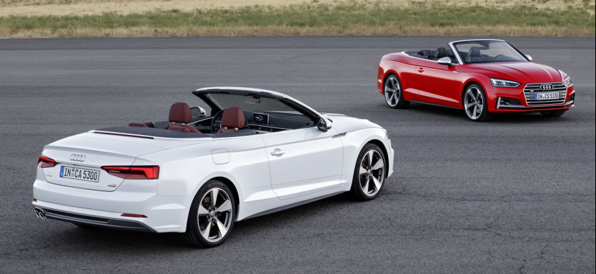 Audi A5 a S5 zhodilo pred sezónou strechu