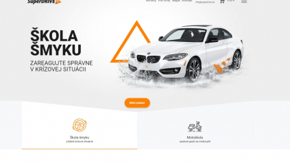 ŠKOLA ŠMYKU SUPERDRIVE MA PARÁDNY NOVÝ WEB