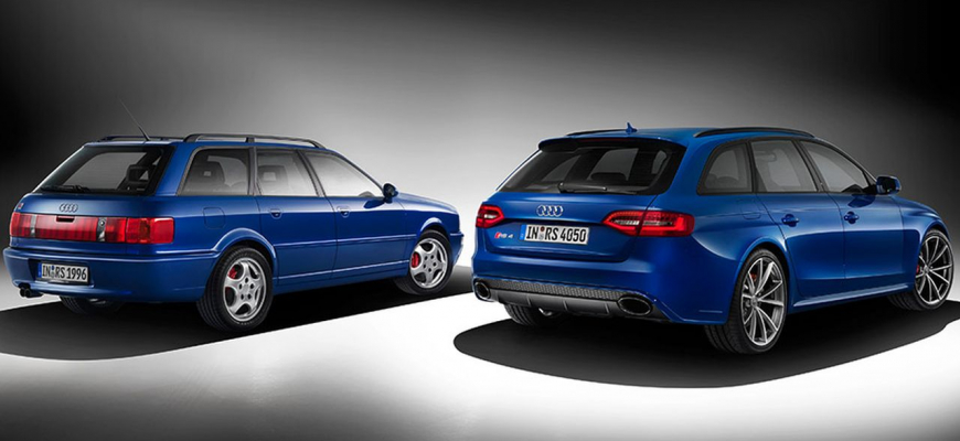 Audi oslavuje 20-te výročie prvého modelu RS. Bol nim Avant RS2.