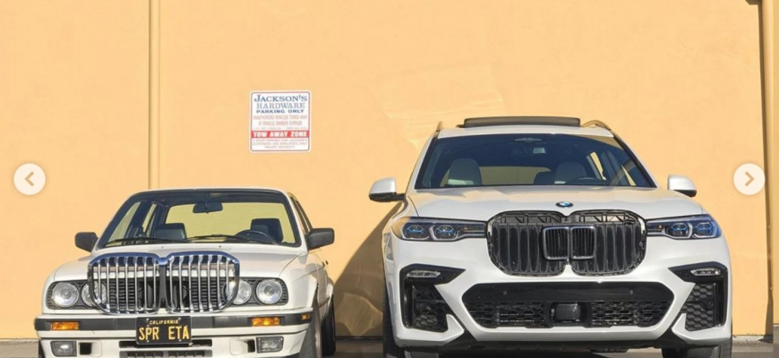 Zamenil obličky BMW X7 s BMW E30. Rozdiel je šokantný