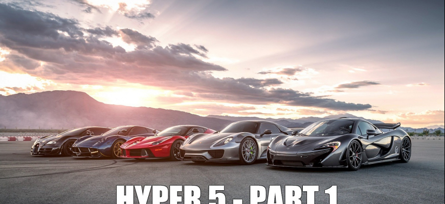Porsche 918, McLaren P1 a LaFerrari v teste! Veyron a Huayra sú bonus