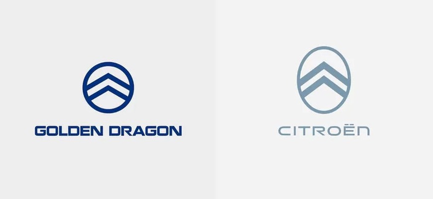 Bude musieť Citroën zmeniť svoje nové logo kvôli čínskej značke Golden Dragon?