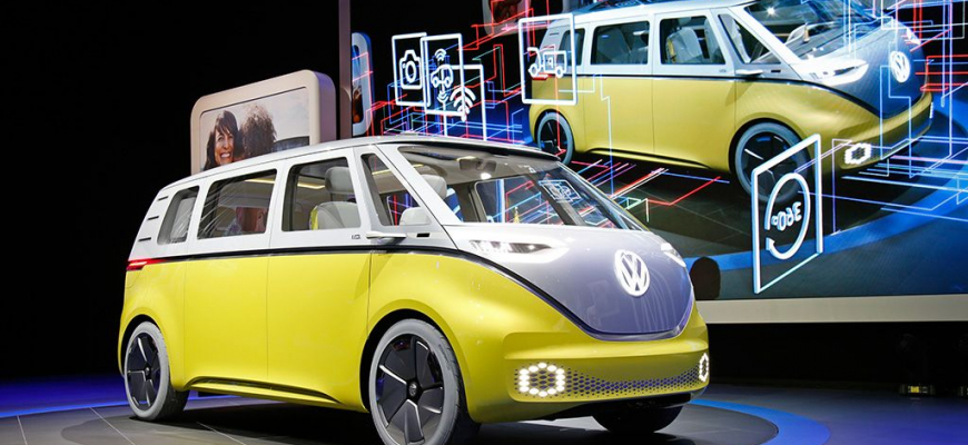 VW chce vládnuť elektromobilom. Začína konceptom I.D. BUZZ