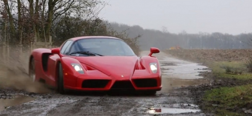 Ferrari Enzo okúsilo poľnú cestu. Ďalšia šialená 