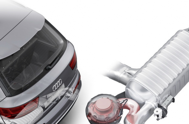 Audi SQ7 aktivny zvuk vyfukov