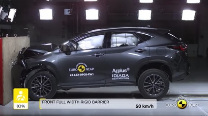 Lexus NX Euro NCAP test: proti normovaným bariéram vyrazila ďalšia japonská novinka