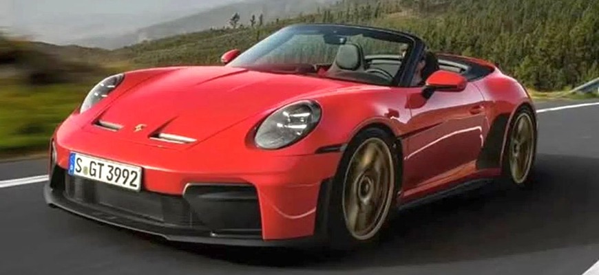 Máme prvé fotky nového Porsche 911 GT3 S/C! Je to 911 S/T bez strechy