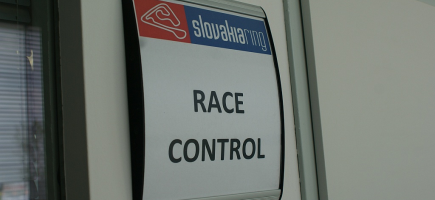 Zo zákulisia okruhu Slovakia Ring: Race Control