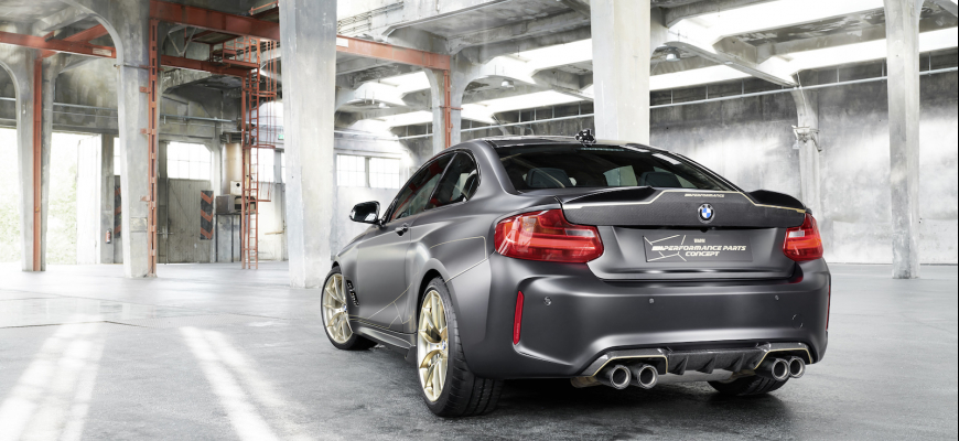 BMW M Performance Parts Concept odľahčuje M2-ku