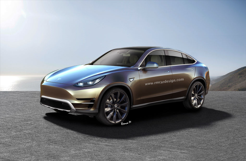 Tesla Model Y vizualizácia