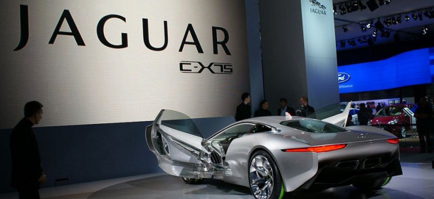 Elektro Jaguar s turbínami je C-X75