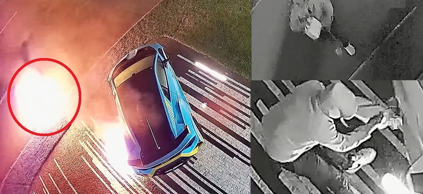 Mentálne slabší pyroman zapálil v Prahe Lamborghini Huracán STO. Vzbĺkol spolu s autom