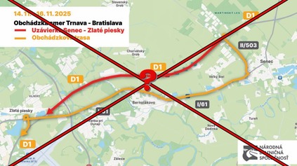 POZOR! ZMENA VÍKENDOVEJ UZÁVIERKY D1