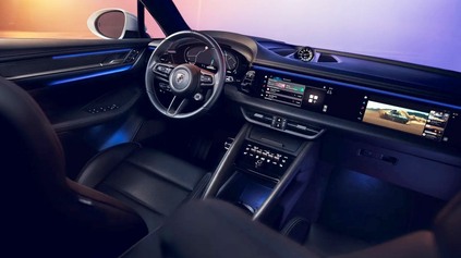 Interiér elektrického Porsche Macan ponúkne rozšírenú realitu i displej pre spolujazdca