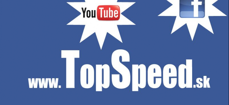 TopSpeed.sk na Facebooku a YouTube