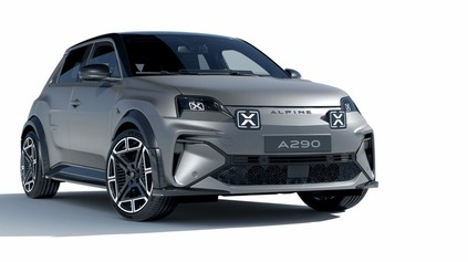 Nová Alpine A290 oficiálne. 220 elektrických koní napája 52-kWh baterka a krotí Brembo