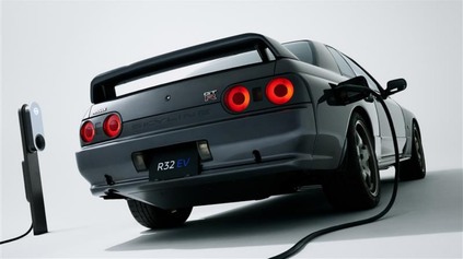 VOLT-ZILLA: NISSAN R32 SKYLINE GT-R ŠOKUJE AKO ELEKTROMOBIL! OFICIÁLNY PROJEKT R32 EV