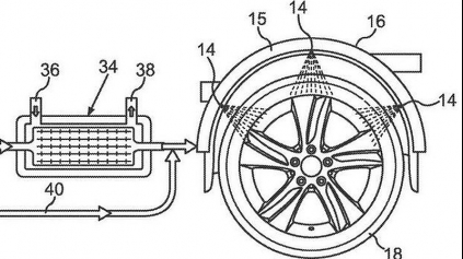Mercedes vymyslel chladenie pneumatík vodou. Nezníži to trakciu? Systém už patentovali.