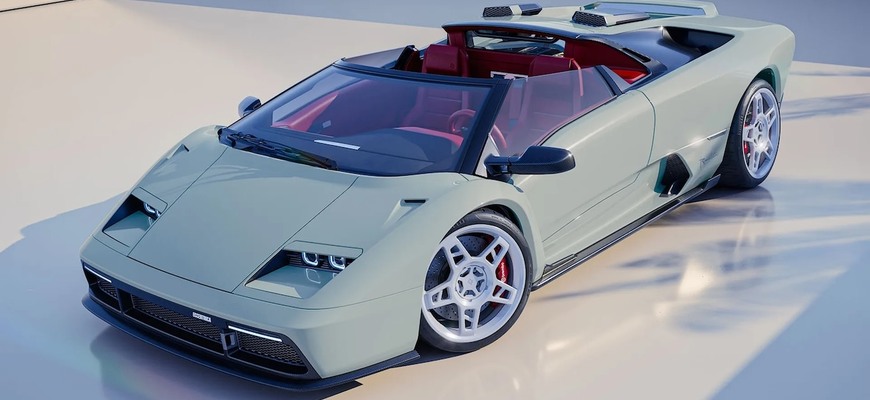 Eccentrica V12 Roadster: Diablo bez strechy má atmosférický V12 a manuál. Vznikne iba 19 kusov