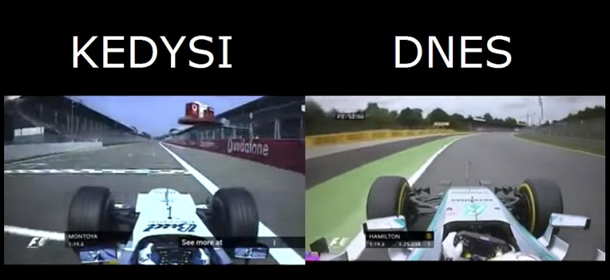Videoporovnanie odhaľuje ako je súčasná Formula 1 pomalá...