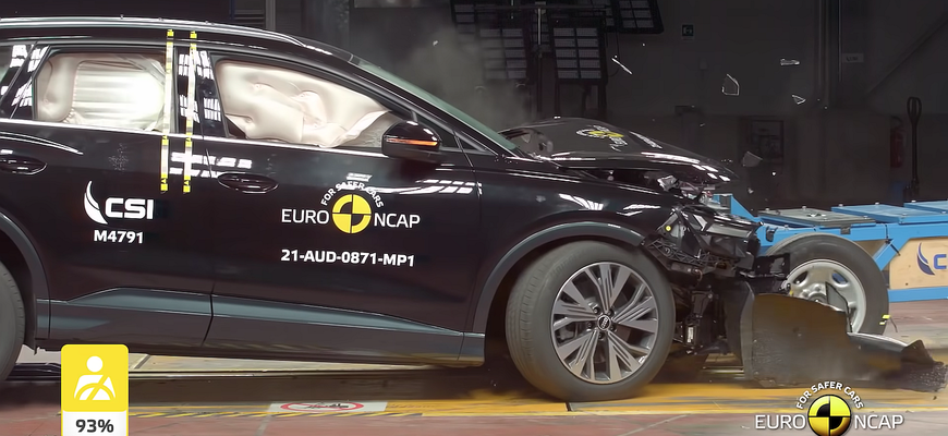 Audi Q4 e-tron Euro NCAP test: nemecké elektro bralo po nárazoch plný počet hviezd