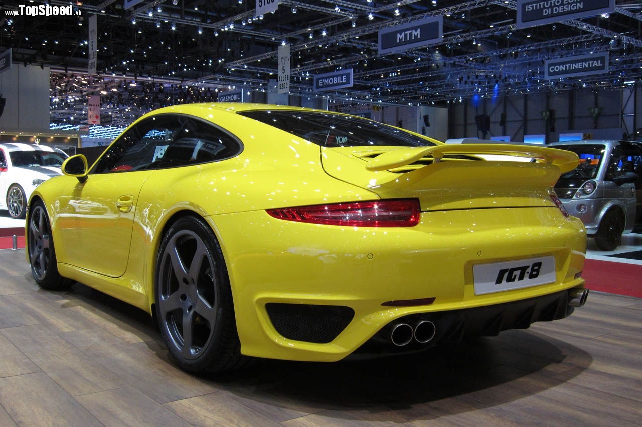 Žlté Porsche od RUF je prvou upravenou 911 šiestej generácie s osemvalcovým nepreplňovaným motorom.