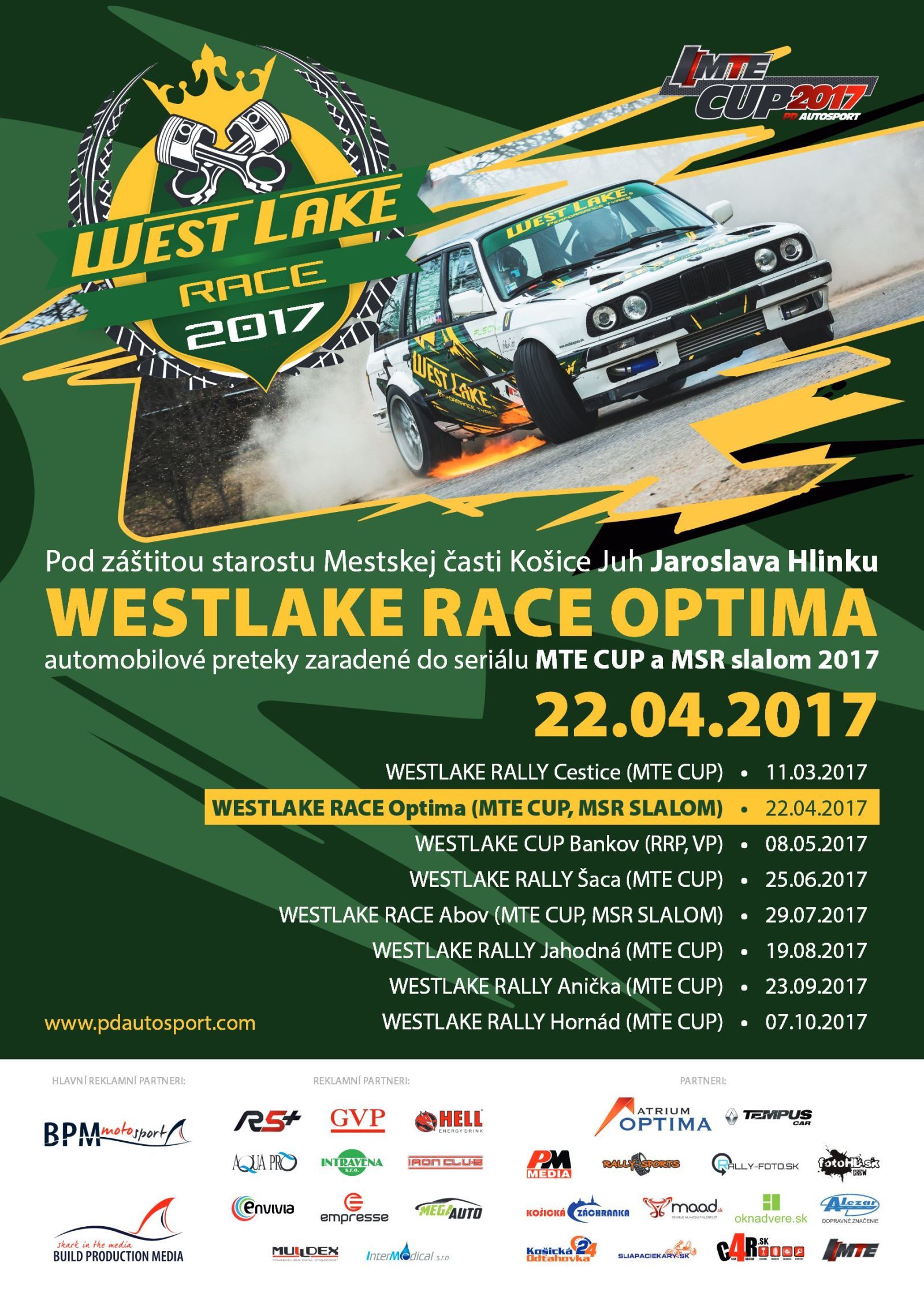 MTE Cup WestLake Race Optima štartuje už 22.4. 2017