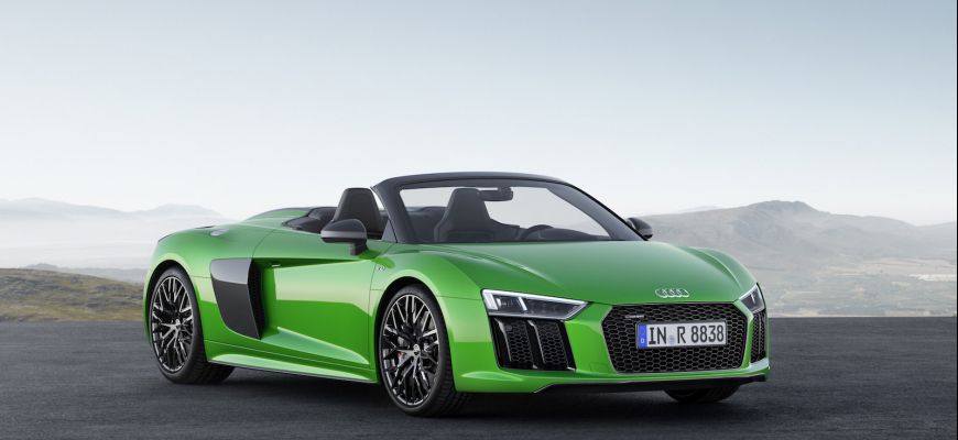 Prichádza Audi R8 Spyder V10 Plus