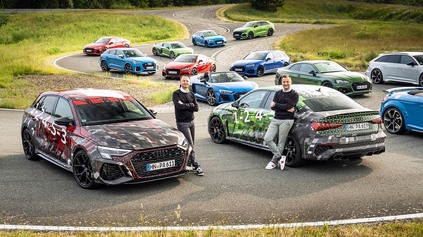 TAKTO VYZERÁ NOVÉ AUDI RS3. AUTOMOBILKA NÁS VÁBI PRVÝMI FOTKAMI PRED PREMIÉROU