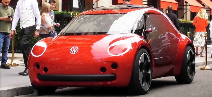 Elektrický Chrobák už nie je virtuálny. V Paríži sa objavil skutočný koncept VW ID.Beetle!