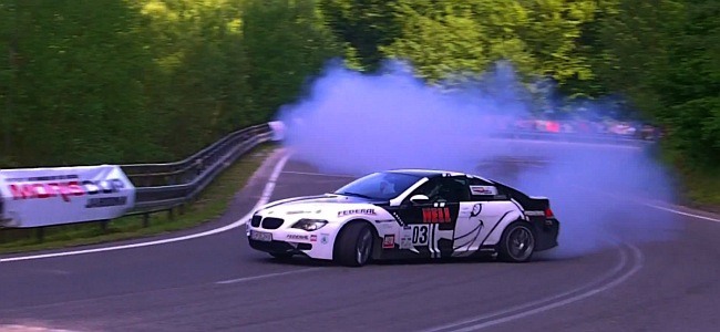 Noro Kováčik na Jahodnej zas vysmážal pneumatiky. Na BMW M6 a ešte ako!