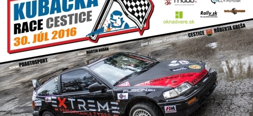 Kubacka Race Cestice je ďalšou zastávkou MTE Cup 2016