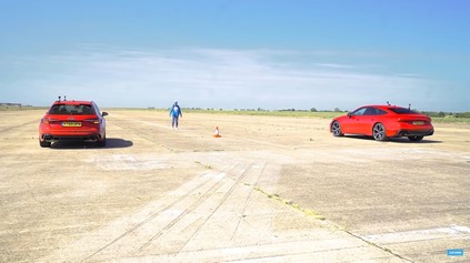 DRAG RACE AUDI RS MODELOV, RS4 PROTI RS7