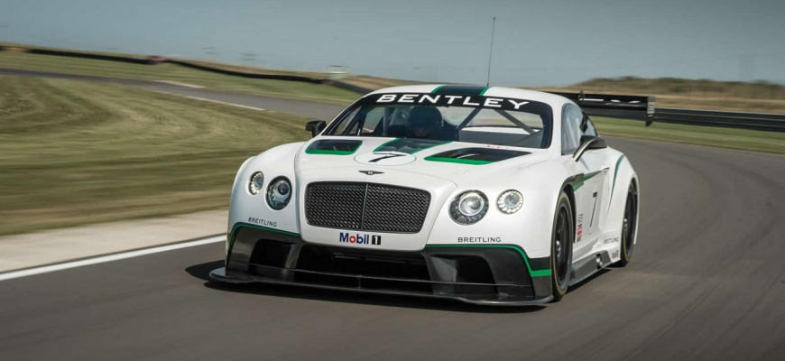 Bentley Continental GT3 s výkonom 600 koní schudol jednu tonu!