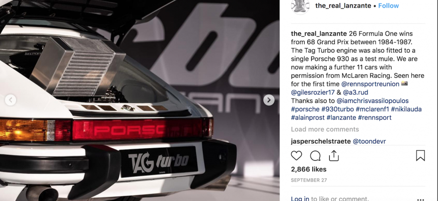 Porsche 911 s motorom F1 bude skutočný unikát