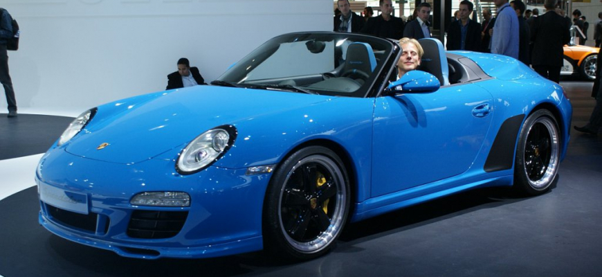 Autosalón Paríž: Porsche 911 Speedster typ 997