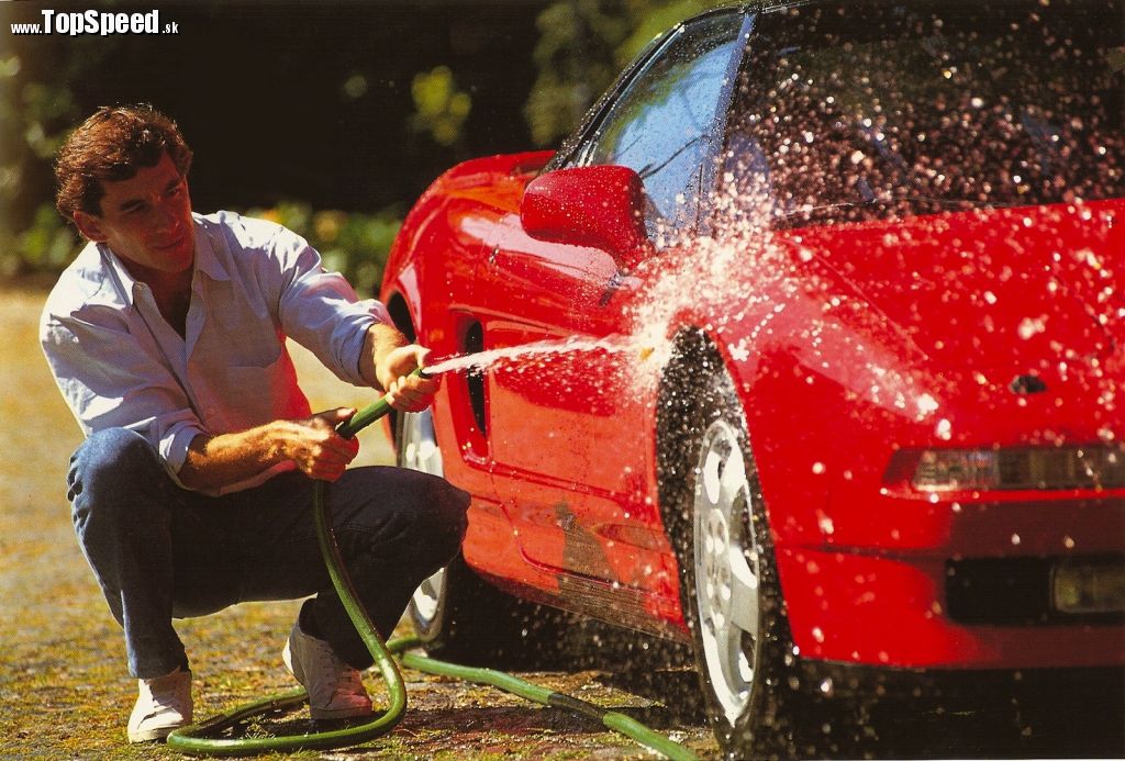 Ayrton Senna a jeho Honda NSX